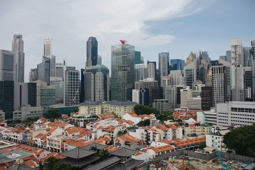 Facades of landed homes in Singapore District 10